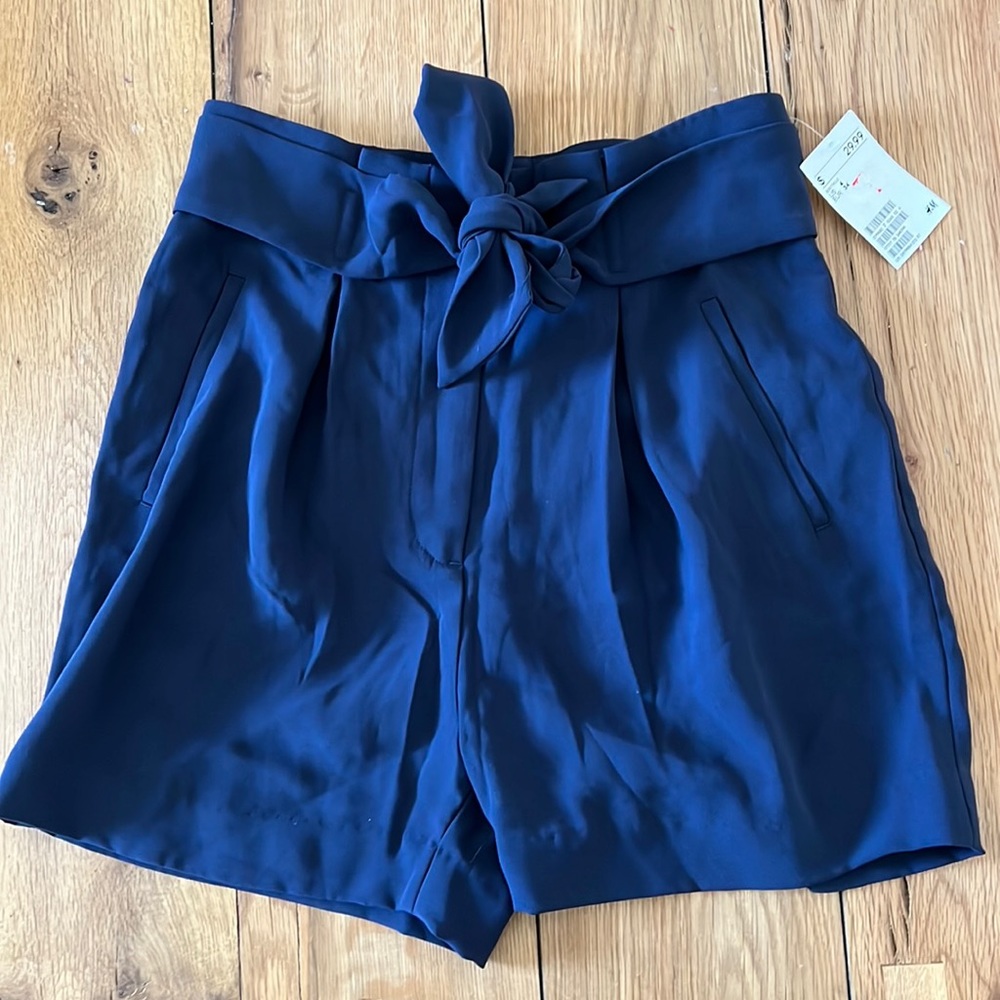Navy blue High waisted shorts
